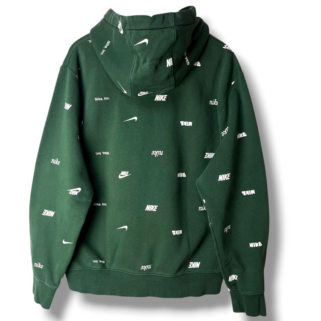 NIKE ナイキ スウェットセットアップ 上下セット スウッシュロゴ総柄 XL