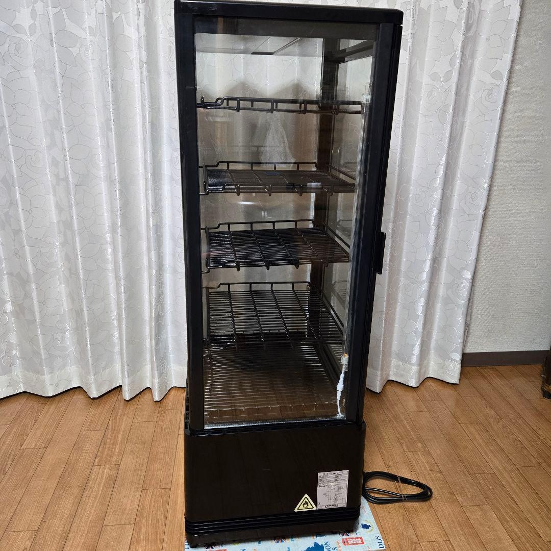 レマコム 105L 4面ガラス 冷蔵ショーケース R4G-105SLB