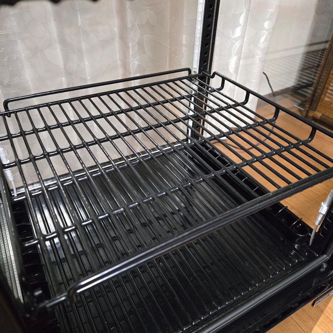 レマコム 105L 4面ガラス 冷蔵ショーケース R4G-105SLB