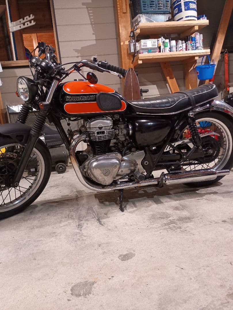 カワサキ　W650 POSH マフラー　サイレンサー