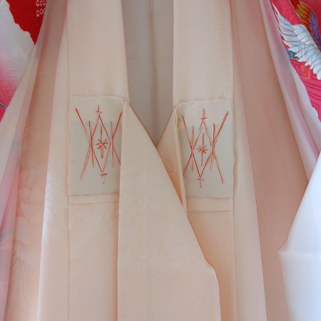 未使用　十三参り用着物　長襦袢　　袷　正絹　保管品