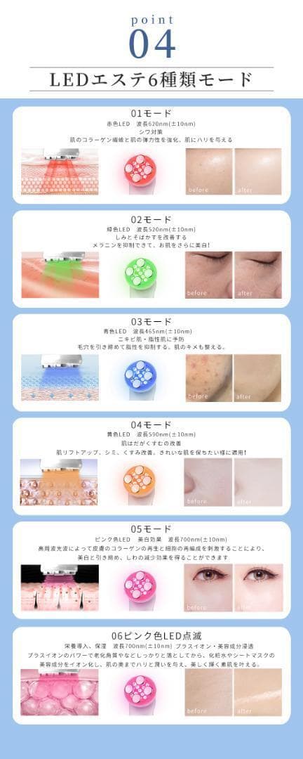 美顔器 美容 リフトアップ【目元ケア】【光エステ】【1台5役】目元 ems