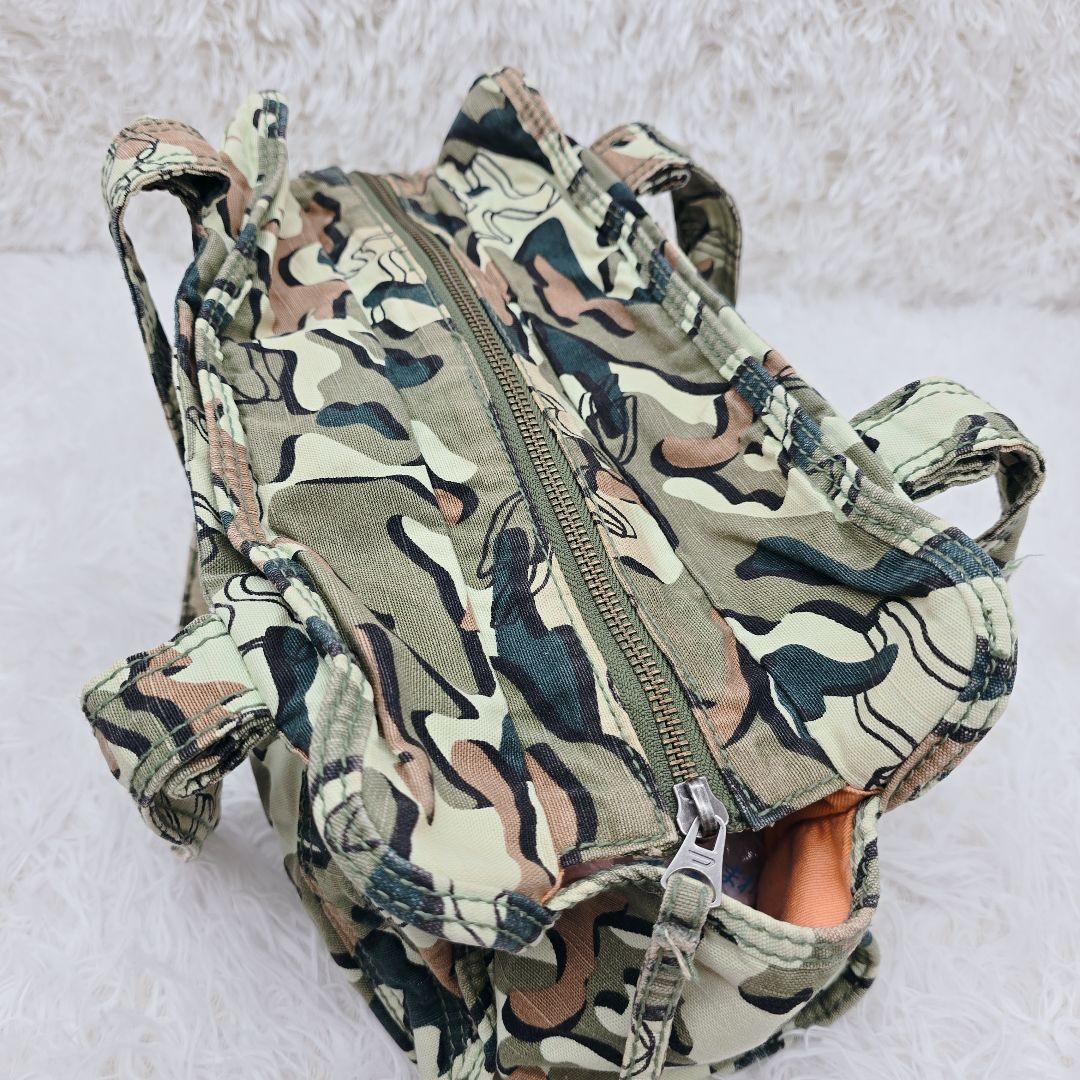 ✨00s y2k✨DIESEL ディーゼル 迷彩柄 コットン ショルダーバッグ