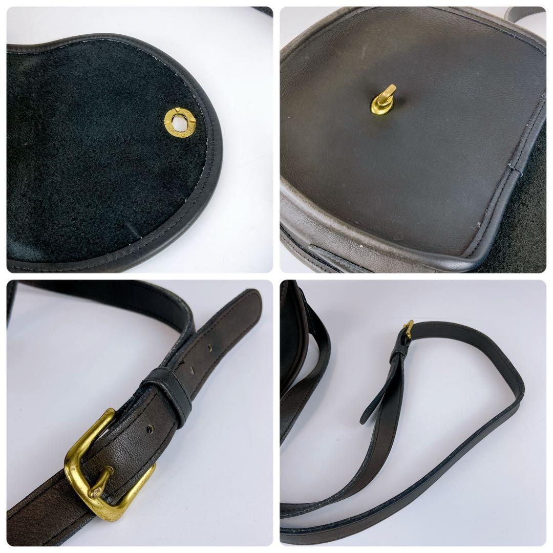 オールドコーチ ターンロック ヴィンテージ ダークグレー ショルダーバッグ