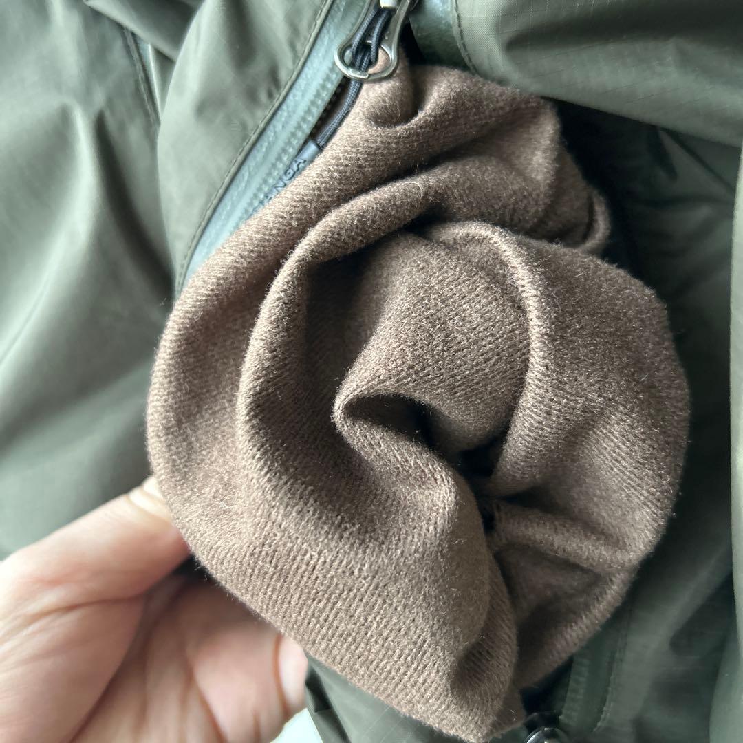 NANGA ナンガ ダウン日本製　メンズ　カーキ系