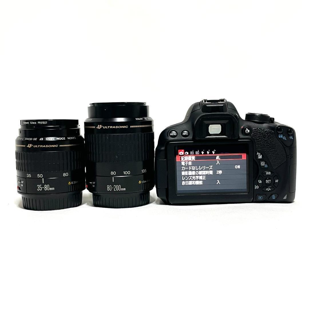初心者でも安心☘️ Canon EOS Kiss X7i ダブルレンズセット