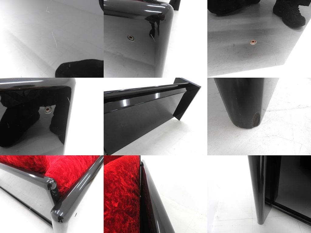 ビンテージ　シモン　ガヴィーナ　2人掛けソファ　ポストモダンソットサス倉俣史朗