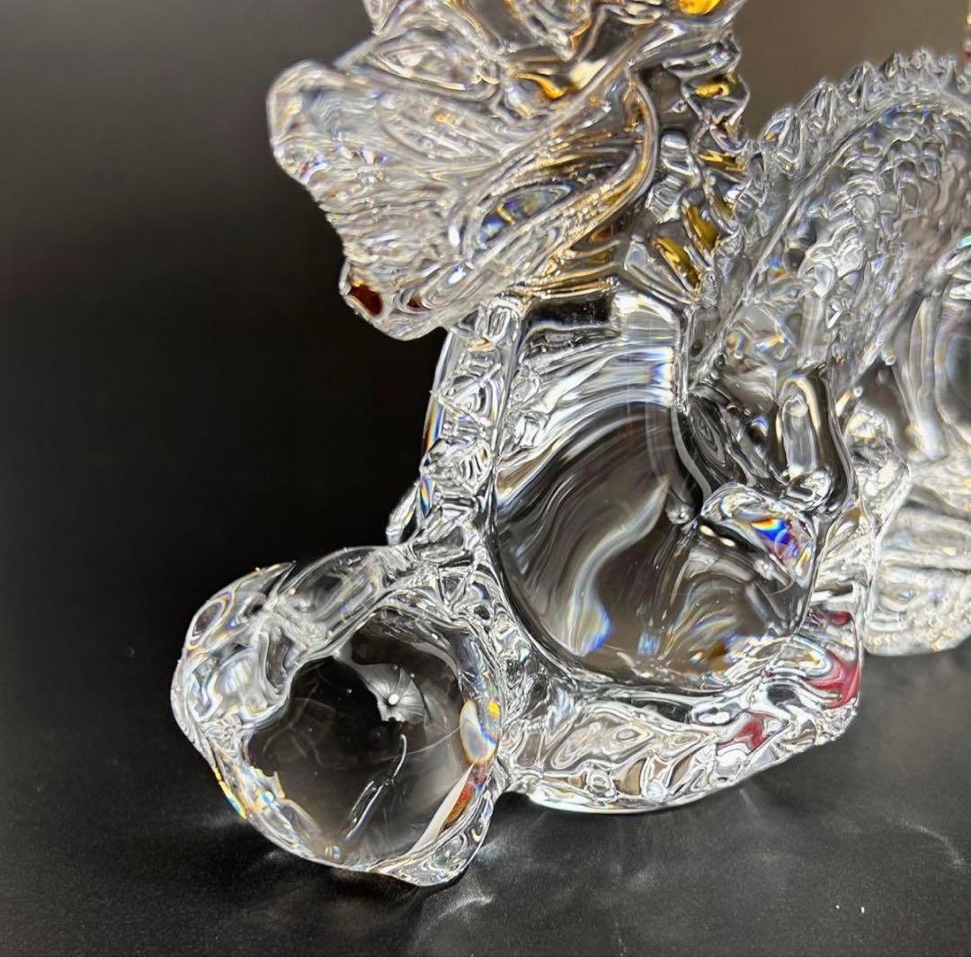 【新品・未使用】バカラ　干支　辰　龍　竜　置物　フィギュアリン　ゴールド　金