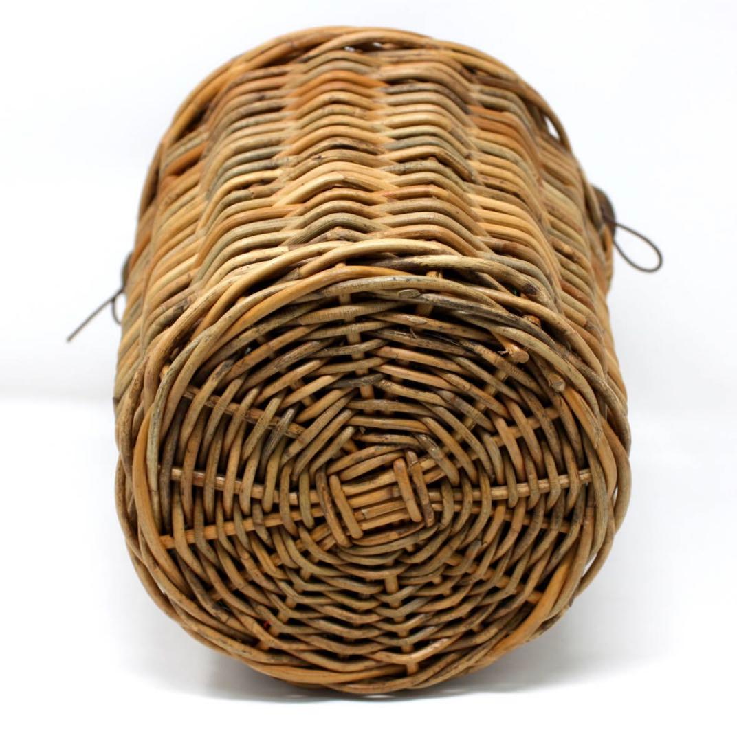 未使用 KIYATA キヤタ 狐 キツネ かごバック バスケット