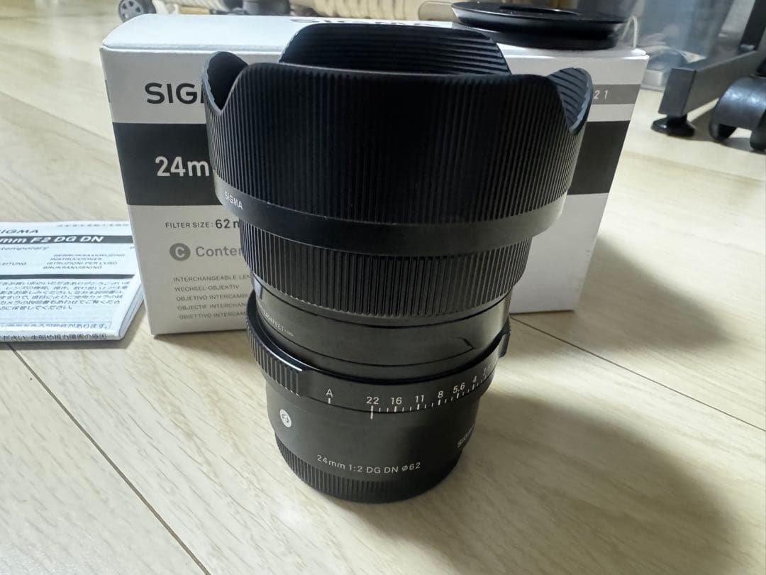 美品 SIGMA 24mm F2 DG DN SONY eマウント