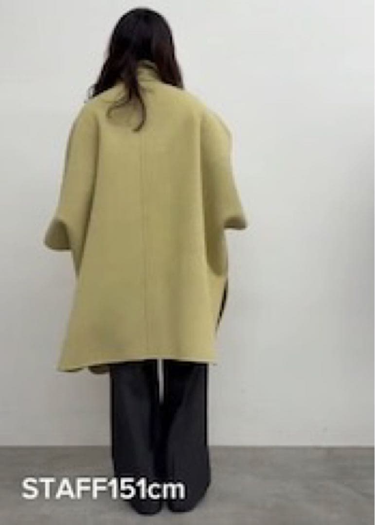 CLOCHE クロッシェ ウールポンチョコート552-84504