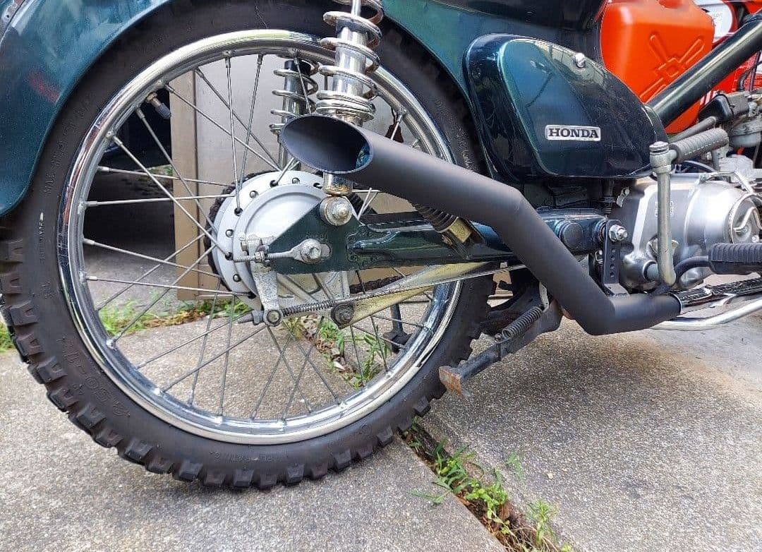 スーパーカブ　ワンオフマフラー　キャブ車専用　製作可能本数2本