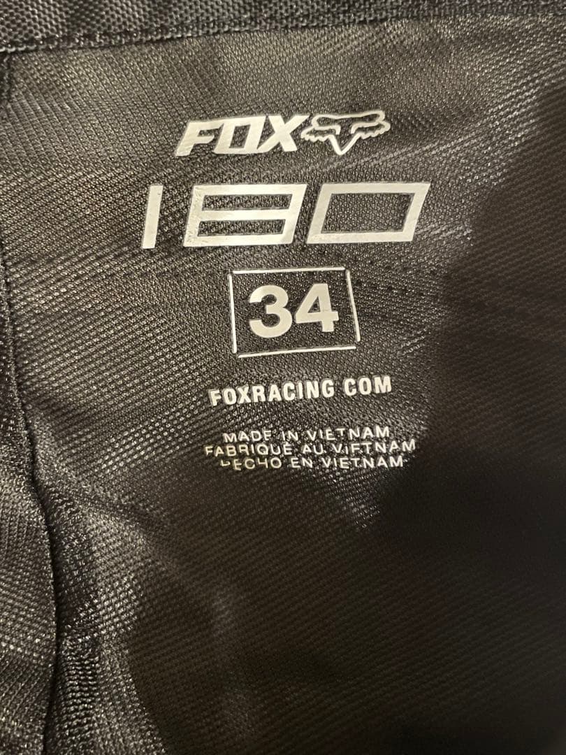 Fox 180 フォックス オフロード モトクロス ウェア上下セット