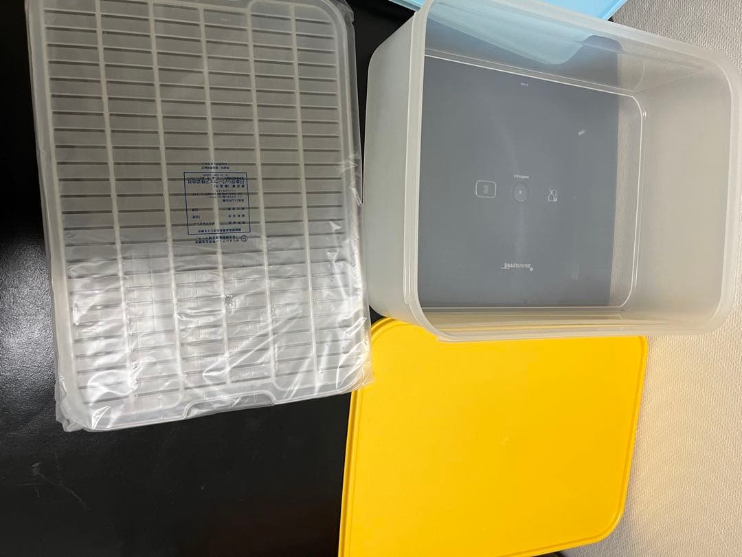 タッパーウェア　MMダブル　MMワイド　#1 薄型ケース　6点　すのこ付き