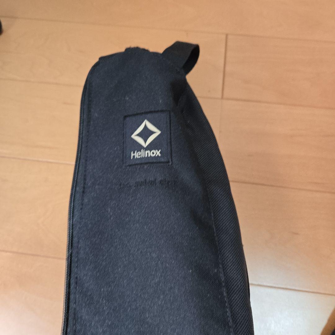 ヘリノックスアウトドアチェア ブラック メッシュ回転