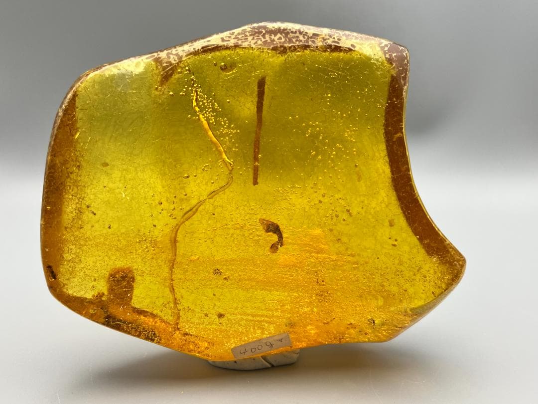 ビックサイズ　虫入り琥珀　大量な気泡を内包　バルティックアンバー　バルト海沿岸