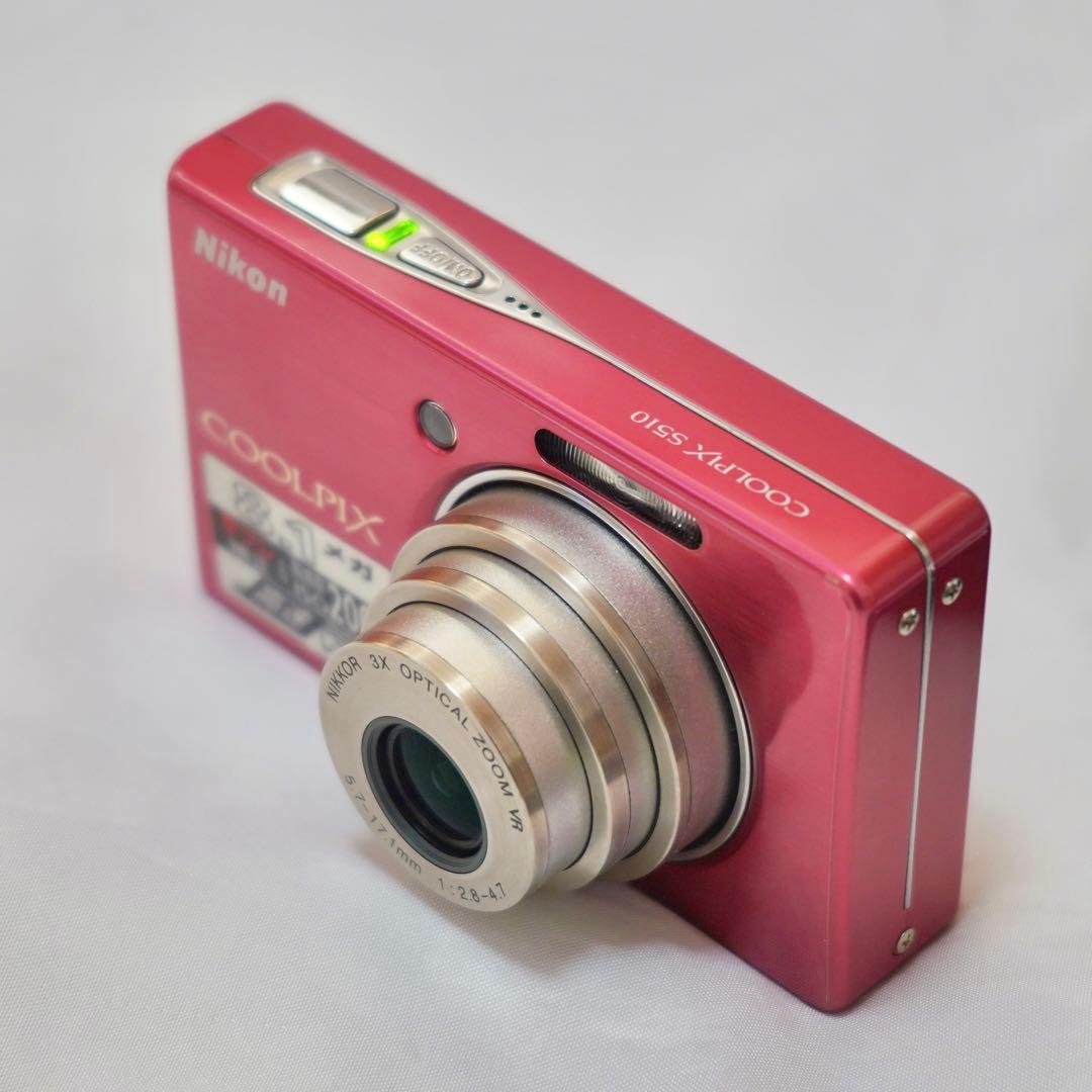 使用僅か 極美品★ニコン クールピクス COOLPIX S510 デジカメ