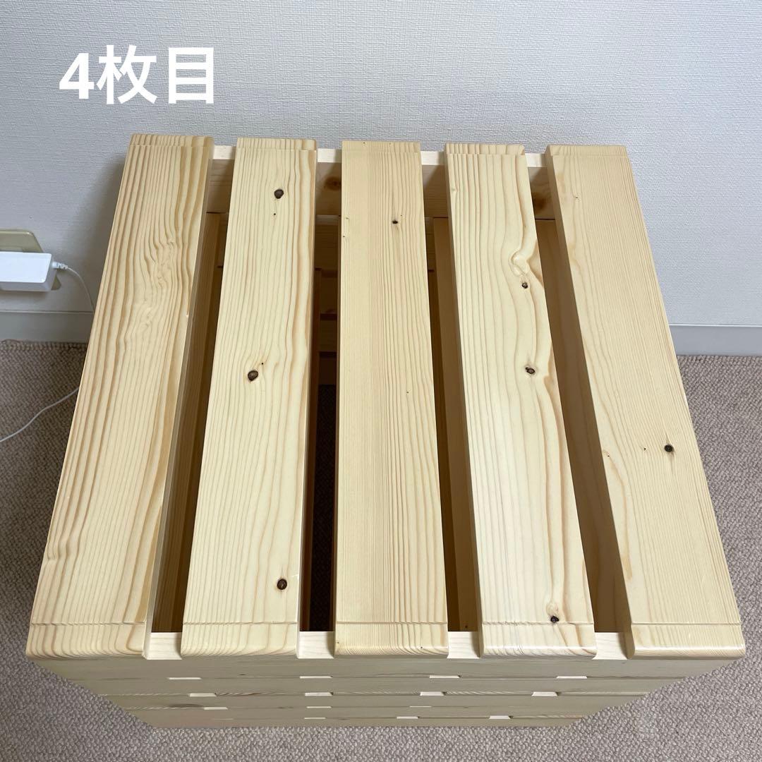 簡単に組み替えができるパレットベッド（すのこベッド） シングル分8枚