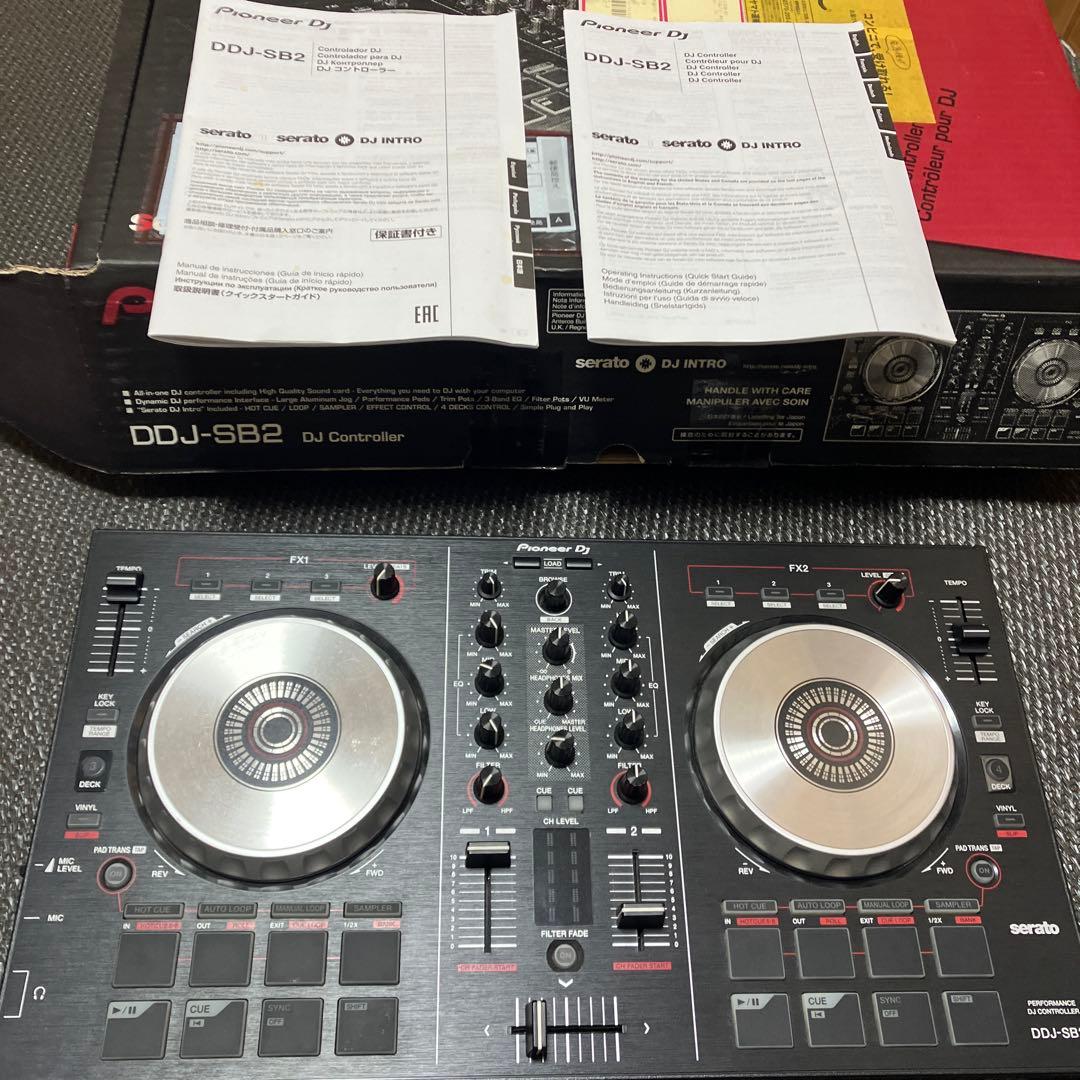 パイオニアDDJ-SB2 動作確認済み　箱・説明書・ケーブルつき