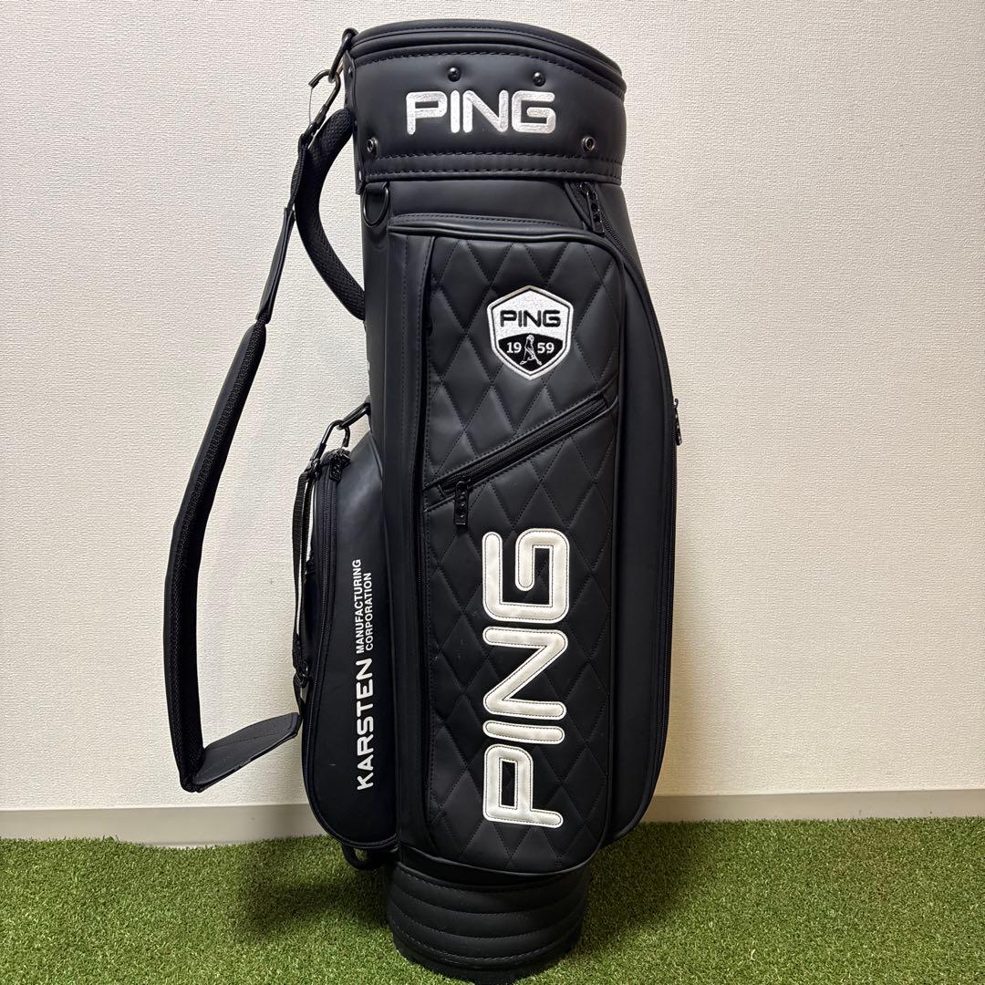 PING ピン 2024年モデル KARSTEN キャディバッグ 9型 ブラック