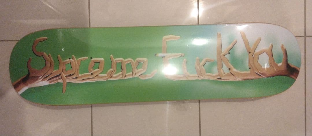 ［新品］シュプリーム Fuck You スケートボード デッキ