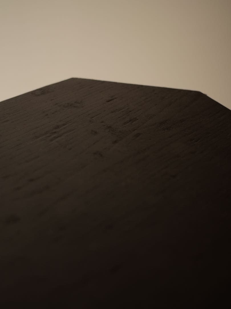 ②ハイテーブル　テーブル　机　花台　台　古家具　古道具　アンティーク　昭和レトロ