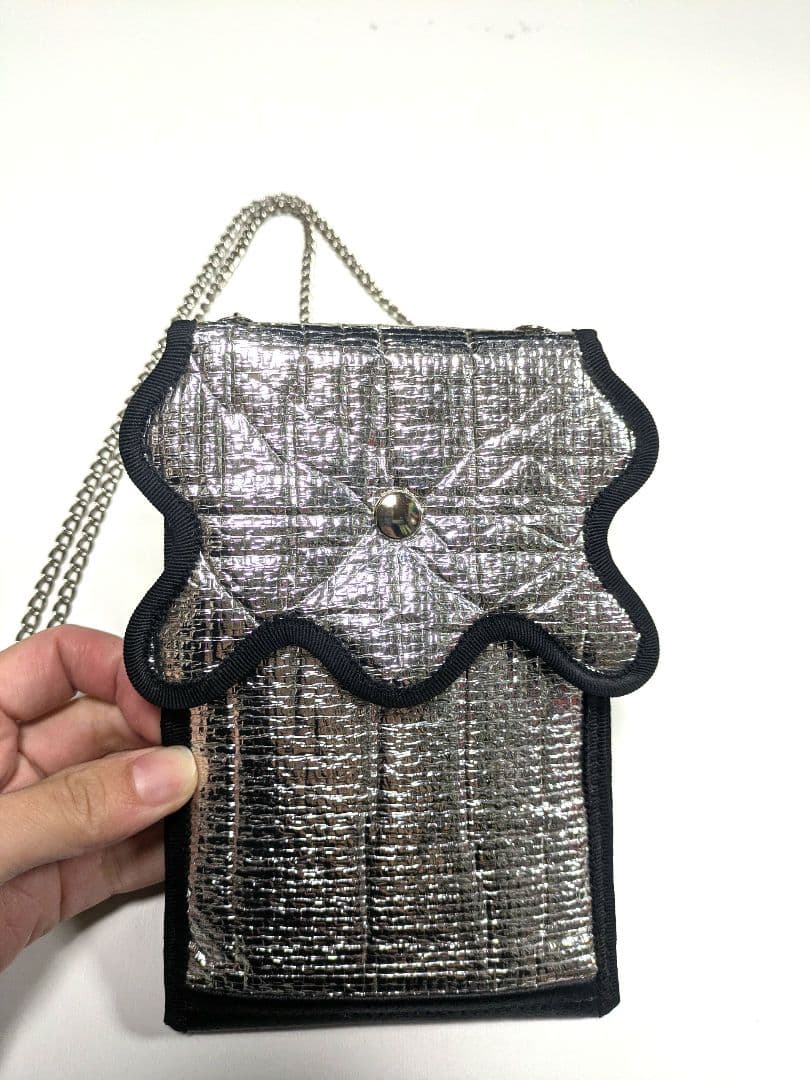 nori enomoto ノリエノモト シルバー スマホ ショルダーバッグ