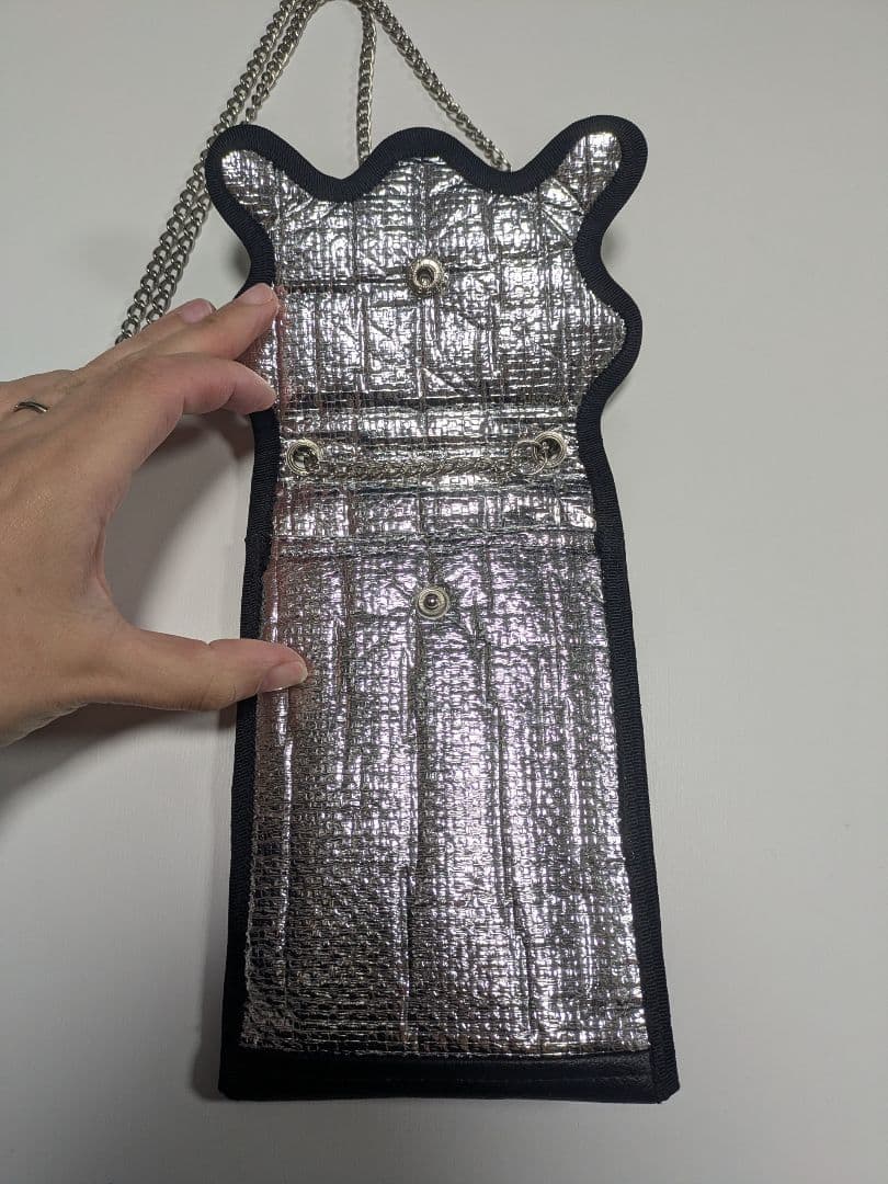 nori enomoto ノリエノモト シルバー スマホ ショルダーバッグ