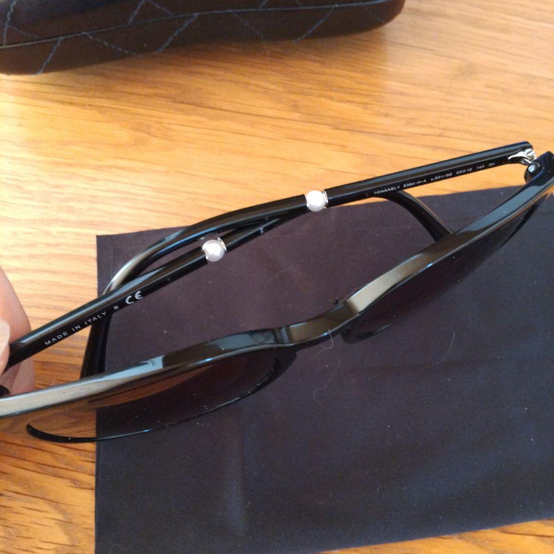 ♢﻿確実正規♢﻿CHANEL サングラス S384-A ブラック 140