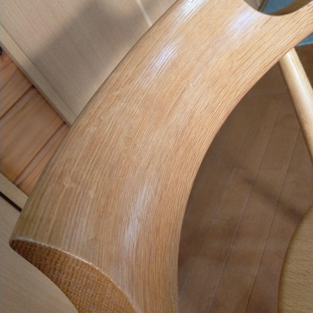 訳あり品　飛騨産業　キツツキ　クレセント　アームチェア