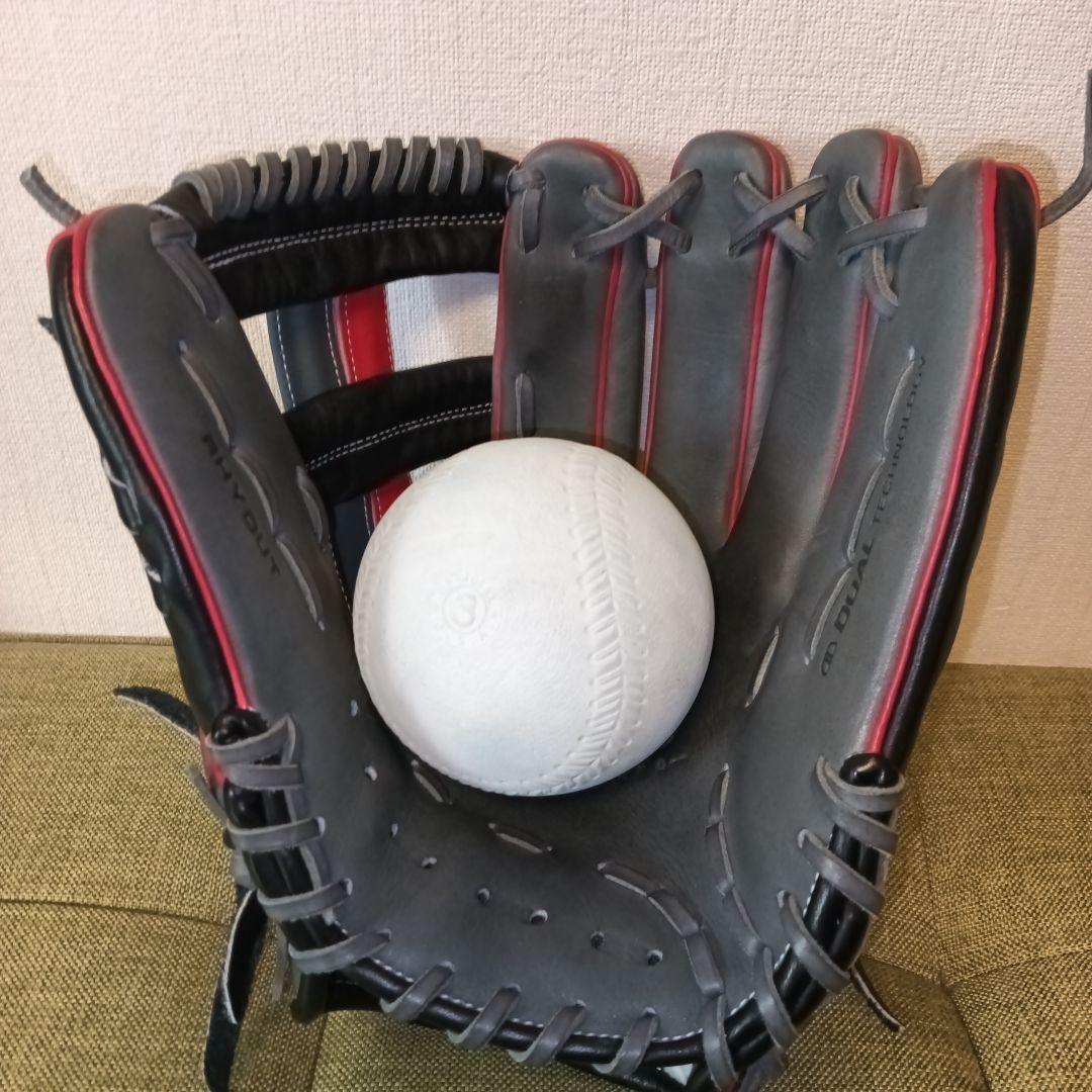 ■湯もみ型付済■ウィルソン DUAL オールラウンド グローブ 軟式グラブ