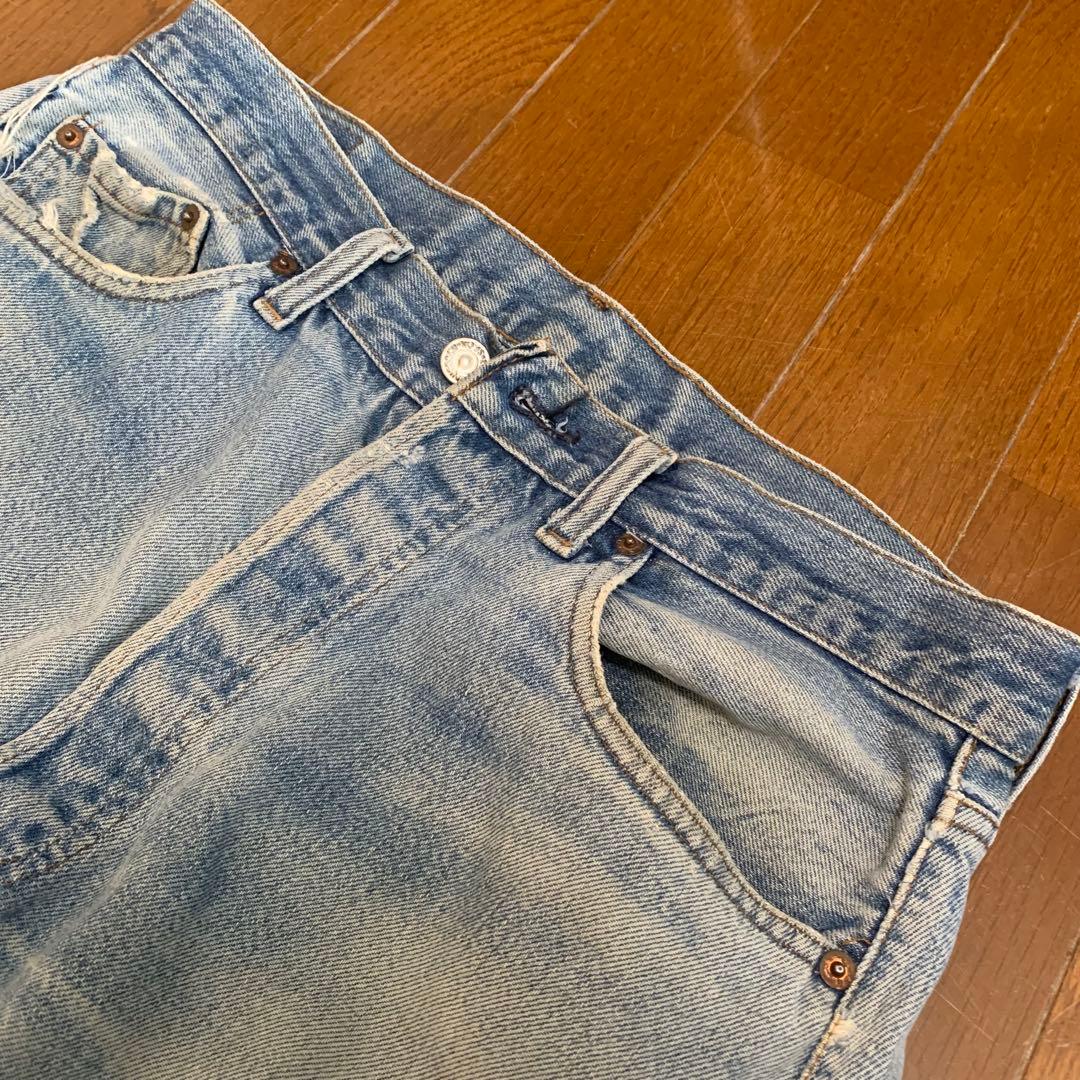 リーバイス 66後期 501 ボタン裏6 赤耳 ヴィンテージ デニム リペアなし