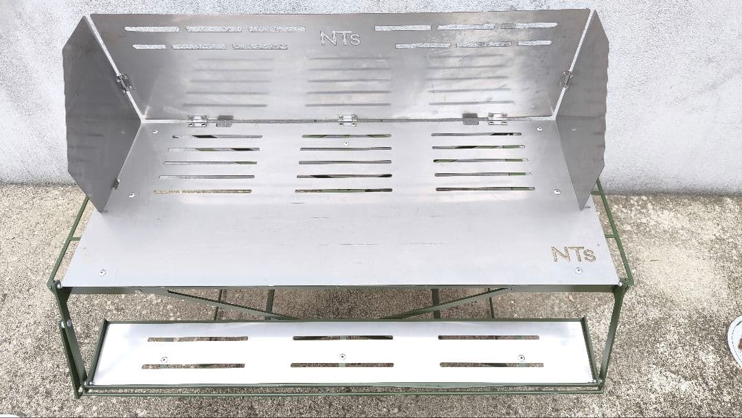 値下げ！ネイチャートーンズ ステンレス折りたたみアウトドアテーブル