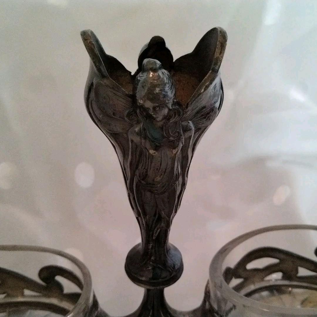 匿名配送、おまとめ購入歓迎、女神の、塩入れ。アンテイーク。テ一ブル用品。