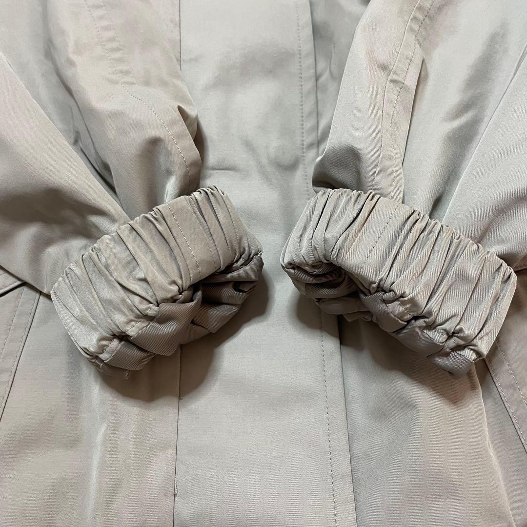 美品 theory luxe モッズコート キルティングライナー フード 38