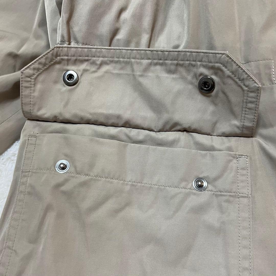 美品 theory luxe モッズコート キルティングライナー フード 38