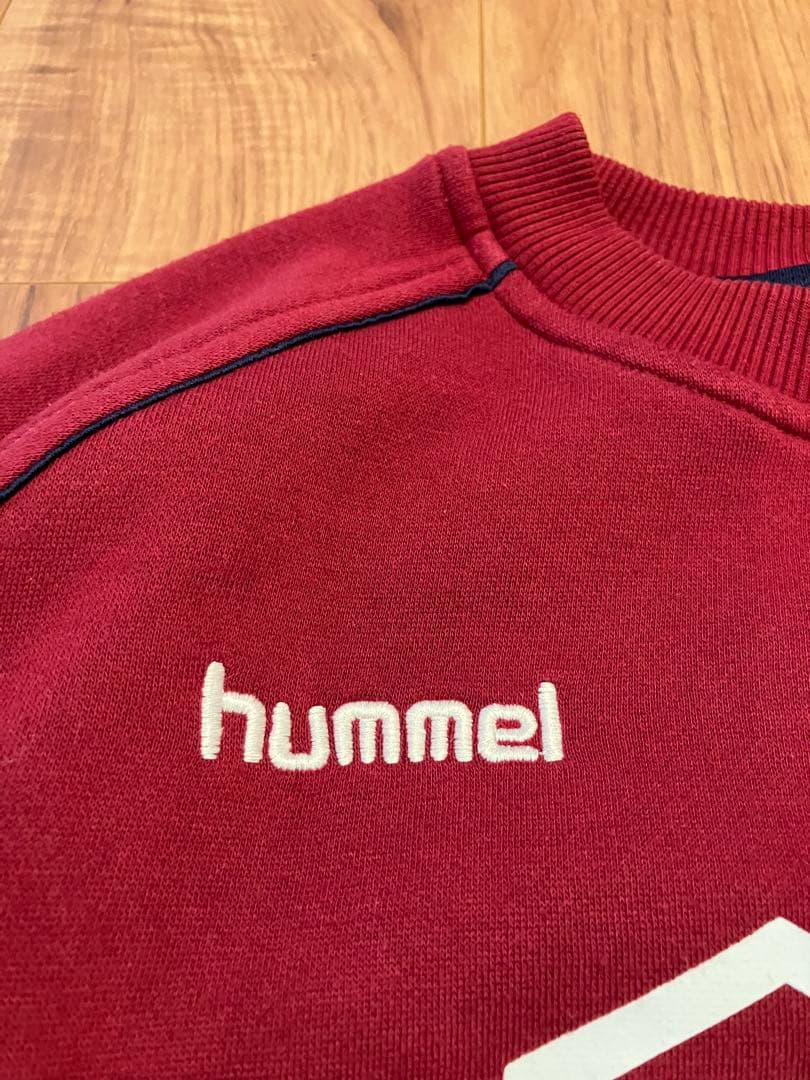 アストンビラ　hummel スウェット 古着 プレミアLB S