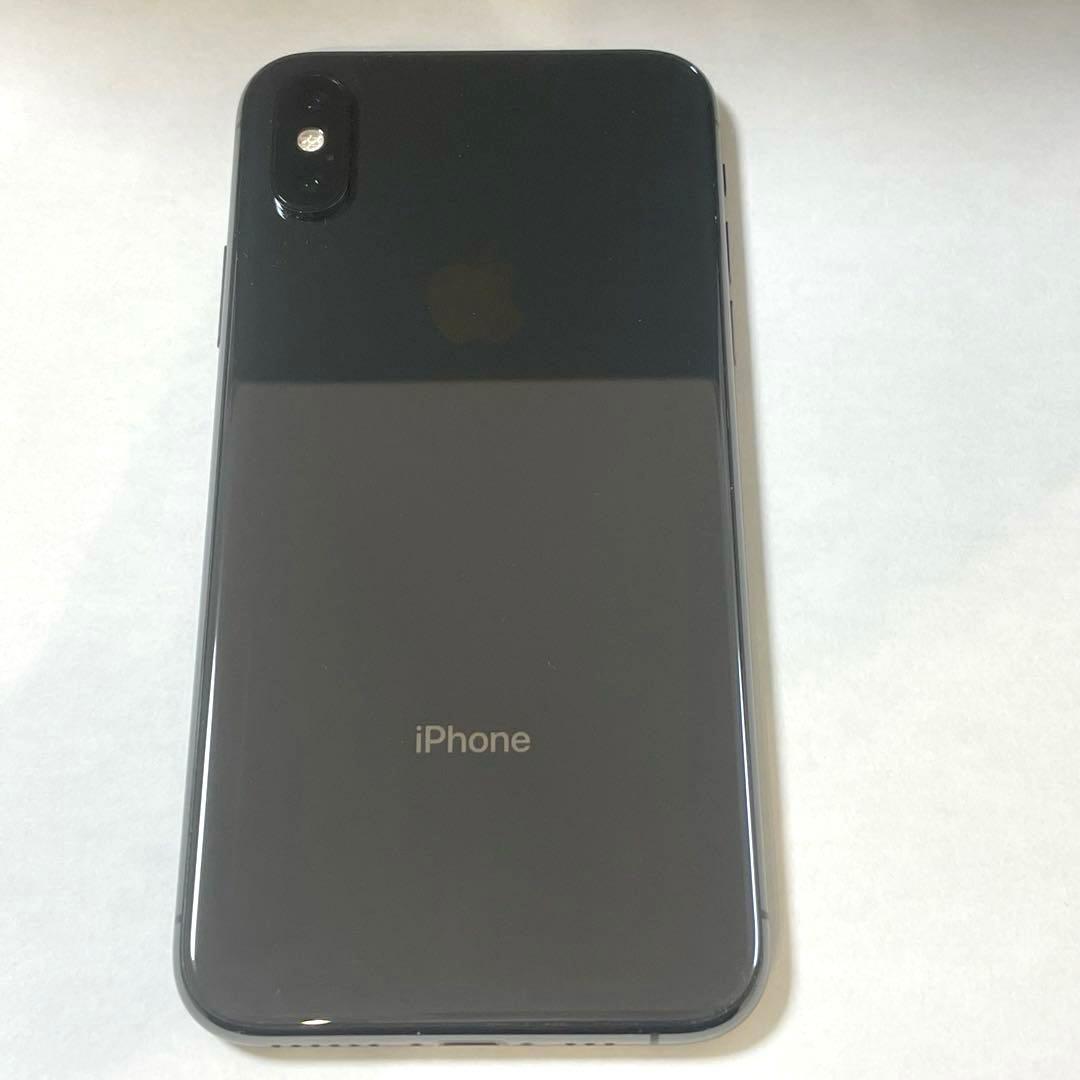 【F】Apple iPhone Xs 256GB ブラック 本体 256GB