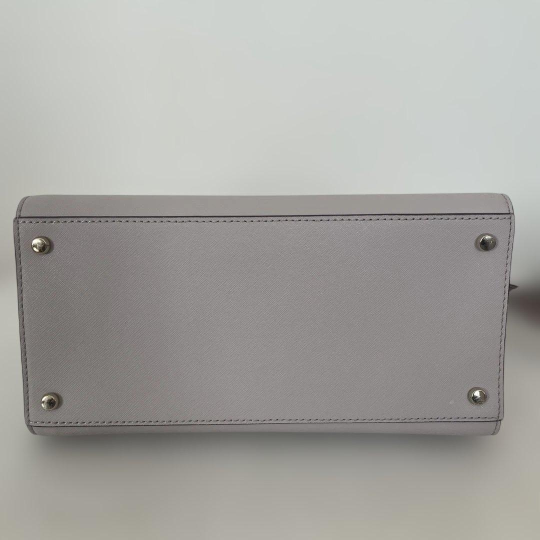 kate spade ハンドバッグ &ショルダー　ブラウン/ベージュ　牛革製