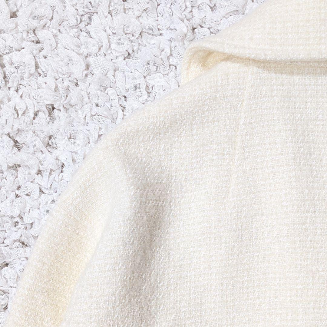 【新品タグ】アプワイザーリッシェ Pコート ピーコート ダブルブレスト　ホワイト