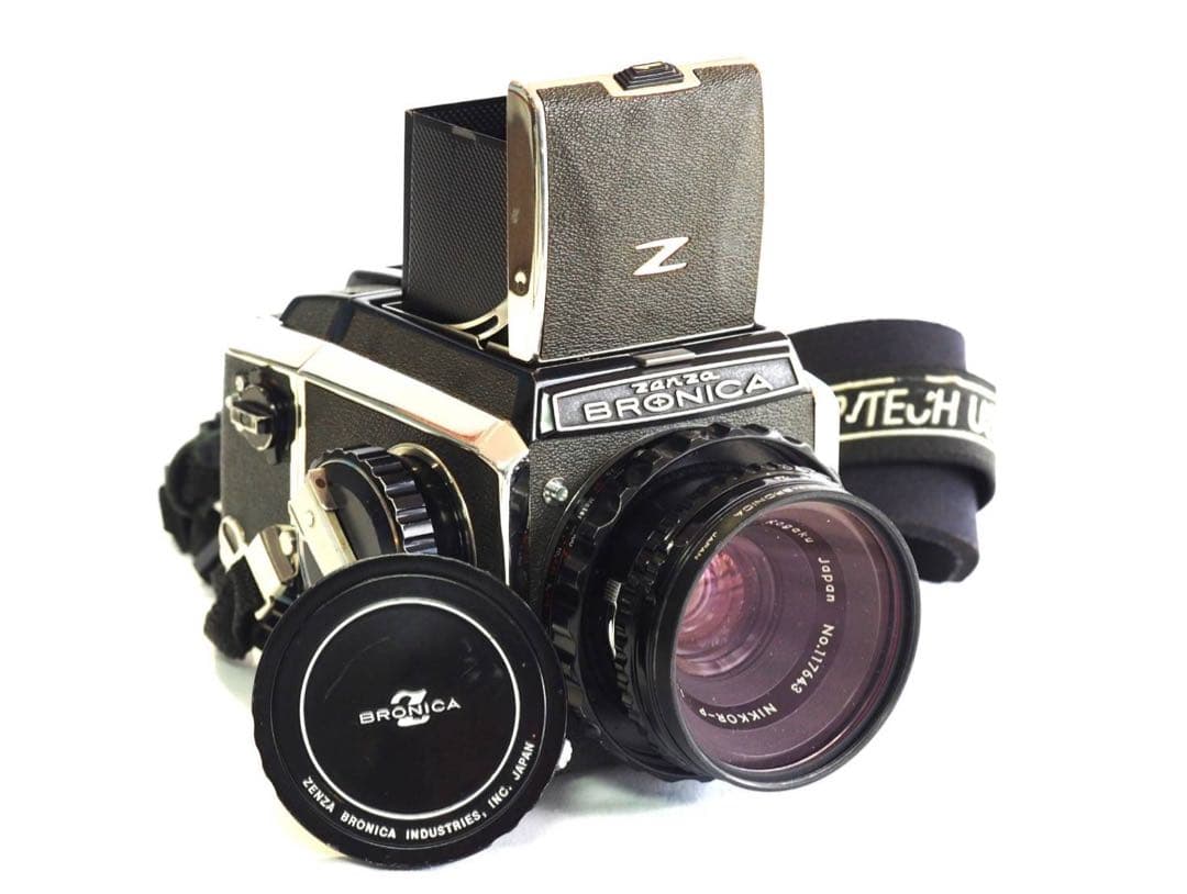 【作動確認済み】ゼンザブロニカS2　Nikkor-P75mm f/2.8