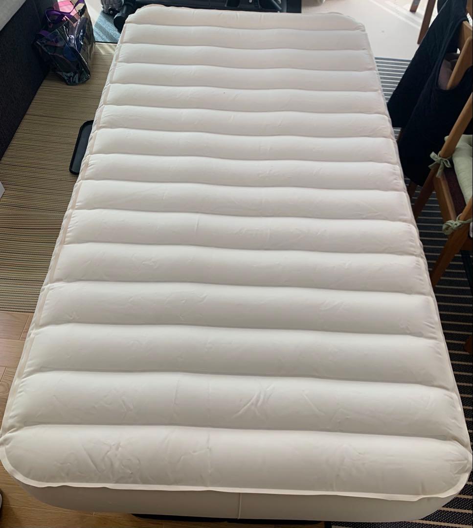 美品　EZ BED シングルエアマットレス　ベット　お泊まり