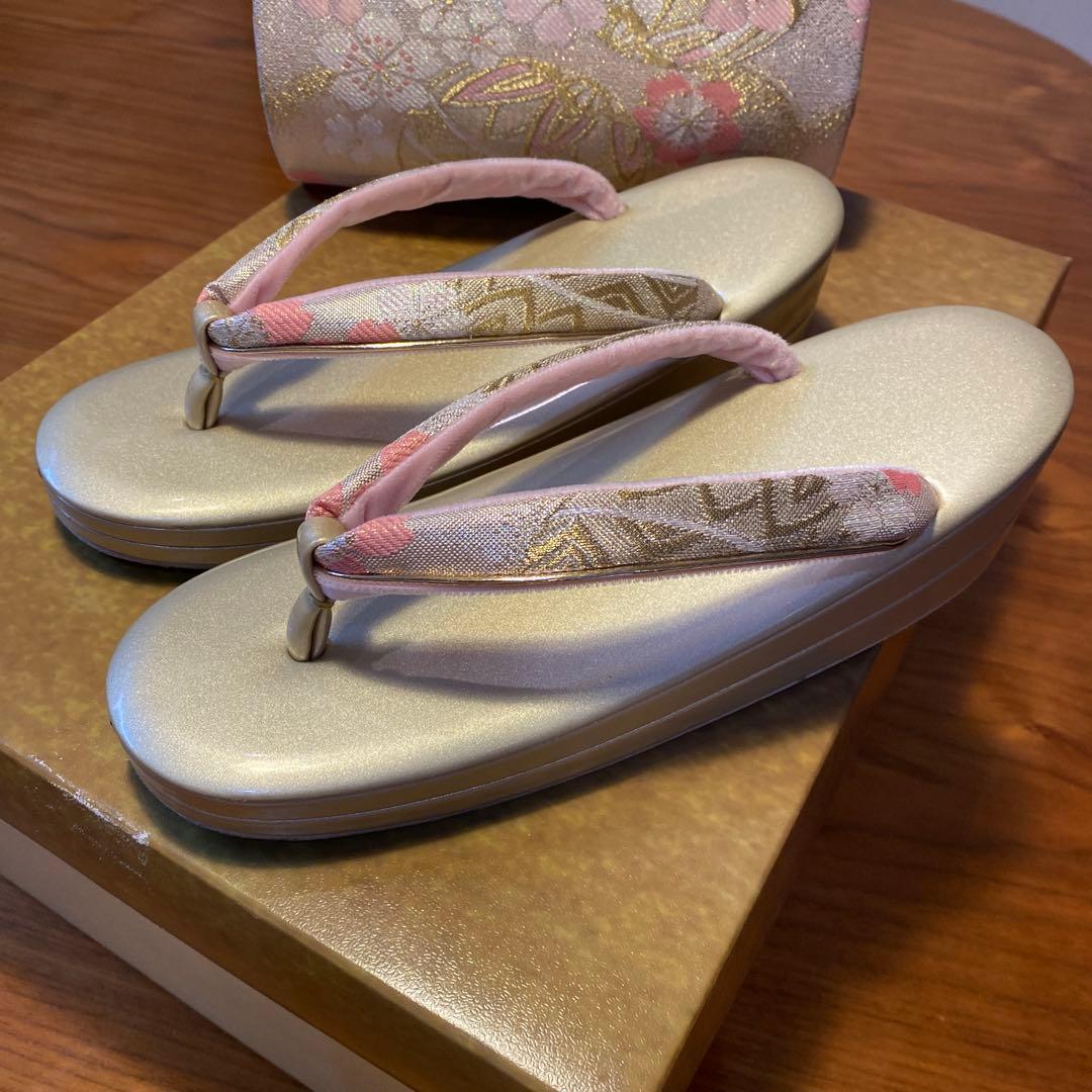 成人式　草履とバックのセット