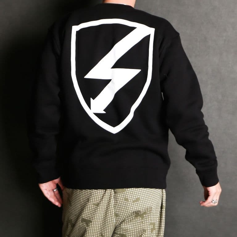 トップス RATS TPOR CREW NECK SWEAT BOLT
