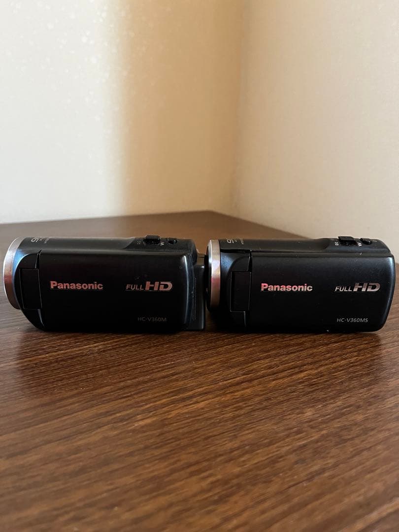 『2台』パナソニック ビデオカメラ V360M V360MS高倍率90倍ズーム