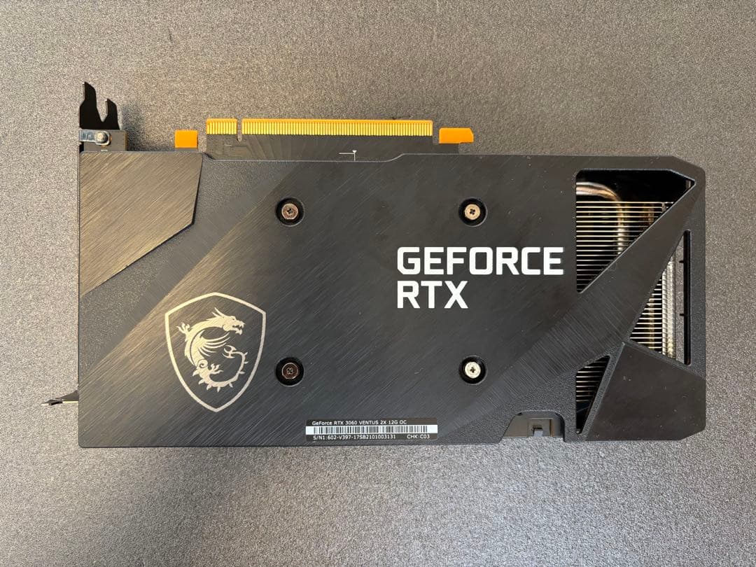 グラフィックボード・グラボ・ビデオカード MSI GeForce RTX 3060 Ventus 2X OC