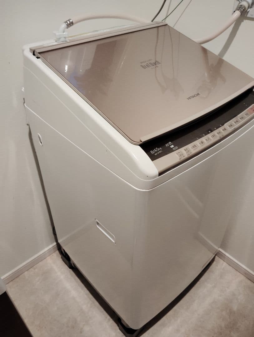 洗濯機　BW-DV80C-N 　日立　ビートウォッシュ