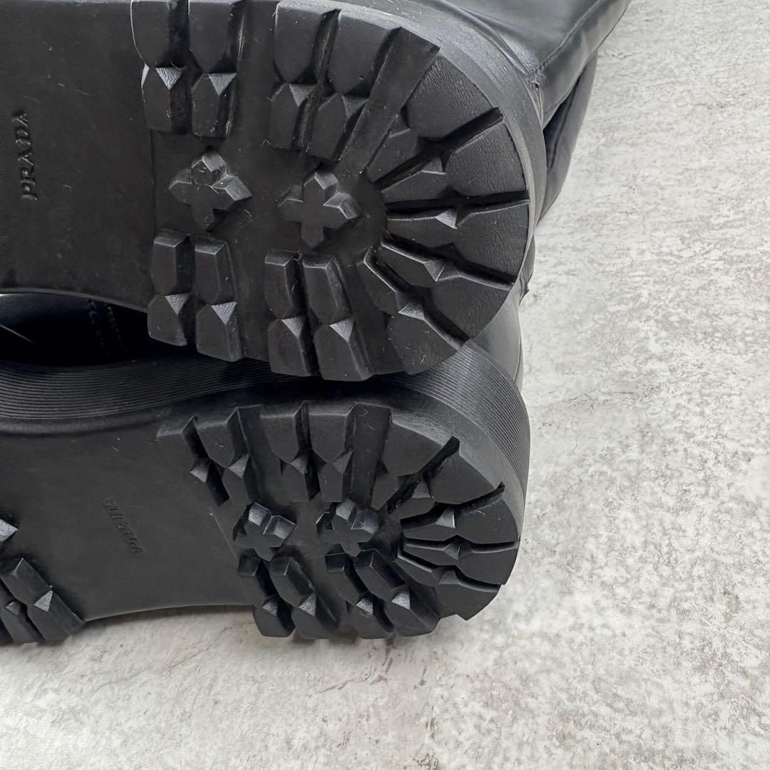 PRADASPORTS プラダスポーツ　レザー　ロングブーツ　39 ラグソール