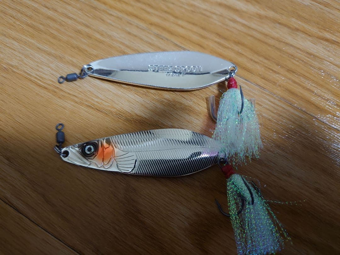 バス用ルアー大量、メイホウタックルボックス(上下二段)付き