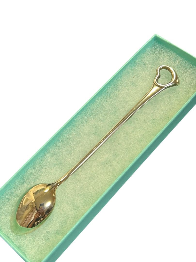 71400 Tiffany & Co. ハート型持ち手スプーン　箱付き
